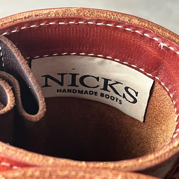 Nicks Boots - Falcon boots in W&C Oiled Latigo Tan - Picture 3 of 9